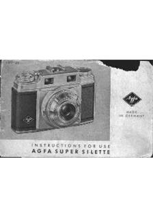 Agfa Super Silette manual. Camera Instructions.